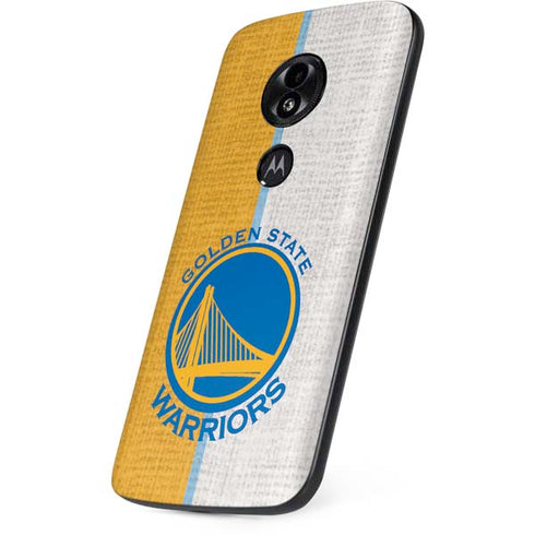 NBA Golden State Warriors Canvas Moto E5 Play Skin